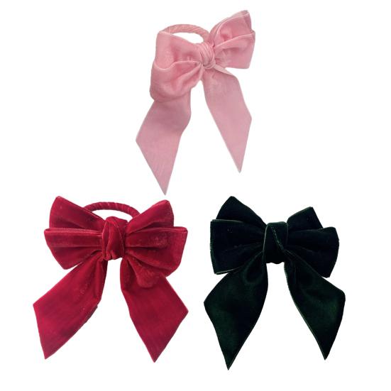 Velvet Bow Napkin Ring Reusable Bowknot Napkin Holder Holiday Table Napkin Ring for Birthday Wedding Party