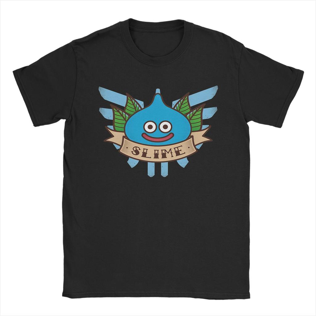 Unisex Women New Arrival Dragon Quest slime  Tee T Shirt Cotton  Tshirts Clothes
