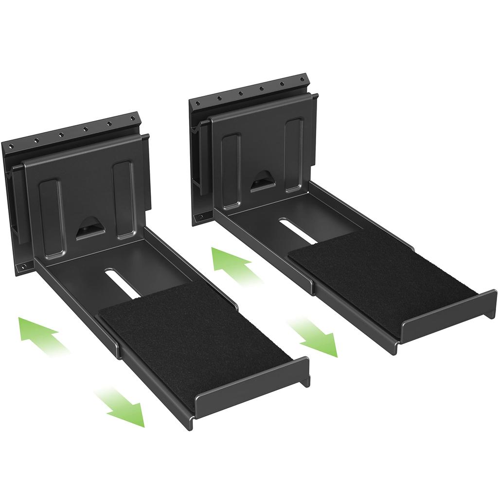 USX MOUNT Universal Soundbar Mounting Bracket for Gypsum Board Wooden and Concrete Up to 10kg Soundbar Mounting Bracket Wall Mount Speaker Bracket