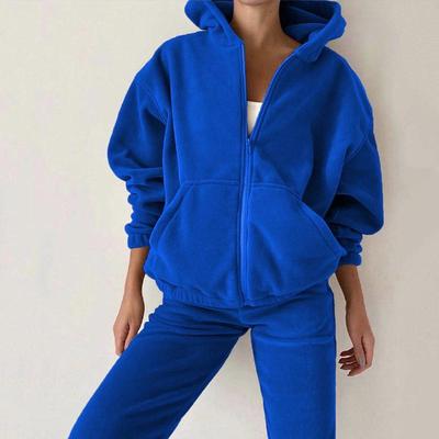 Fall and Winter Women's Fashion Warm Sports and Leisure  Casual Sweater Set Plus Size