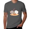 Peach And Goma Plush Tshirt Work Comfort Tshirt For Unisex