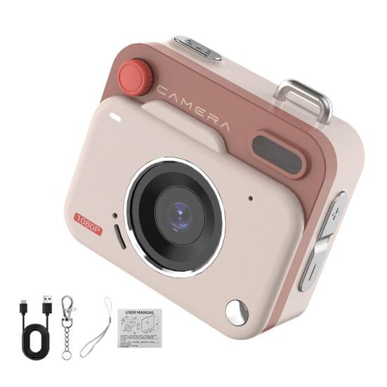 Mini digitální fotoaparát s 1,77palcovým IPS displejem 1080P Retro CCD fotoaparát s poutkem Nahrávání videa Pořizování fotografií Děti Dospělí Palcový fotoaparát Hračka