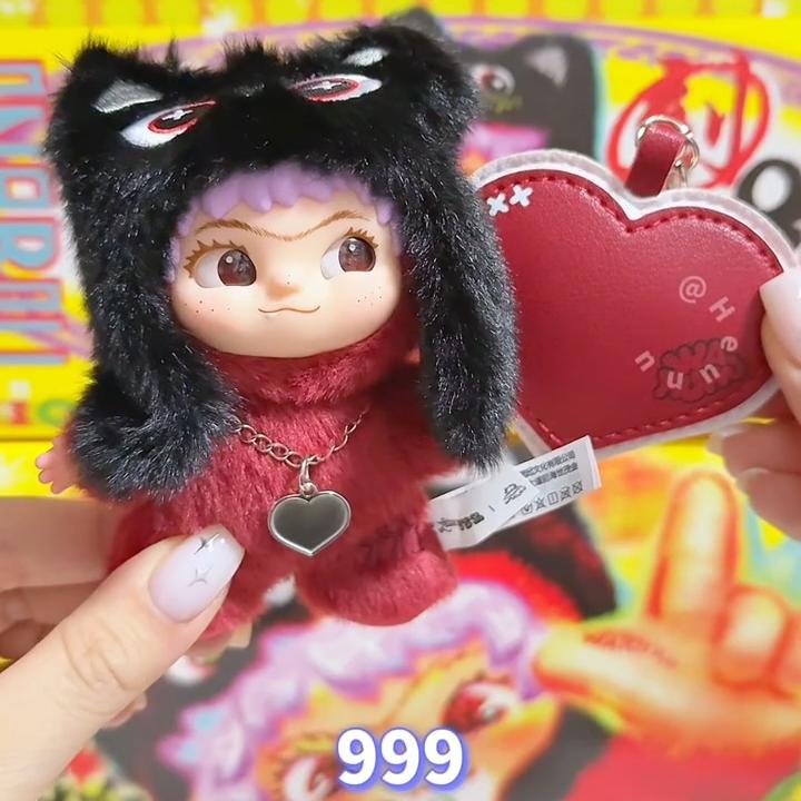 Genuine Wakuku V3 On A Roll Series Blind Box Cute Vinyl Plush Doll Trendy Toy Mystery Box Pendant  Birthday Xmas Girl Gifts