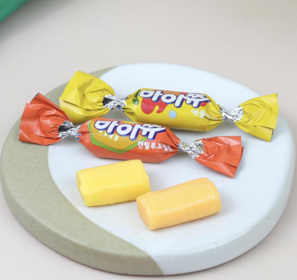 Crown Mychew Melon and Apple Mango Soft Chewy Fruity Candy 284g x 2 Packs