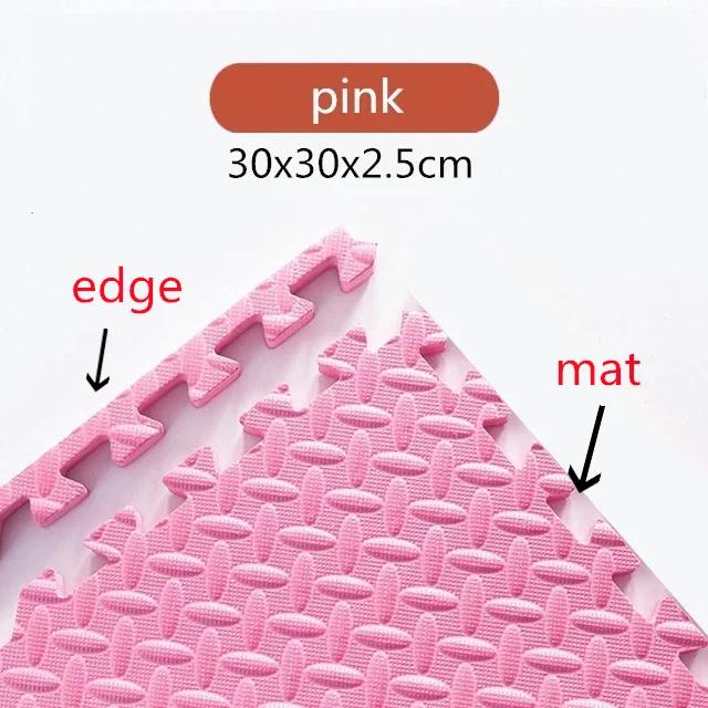 2.5CM Thick 30×30 Solid Color Baby Children's Room Game Mat Carpet Playing Activity Gym Mat Puzzle Environmental Protection Mats