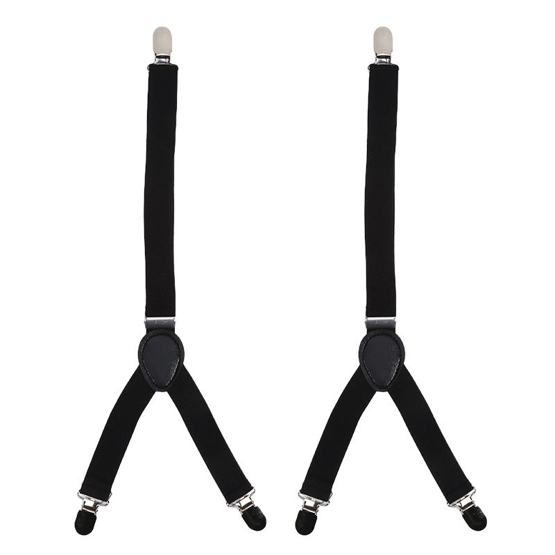 Herren Y-förmige Hängesocken Hemdclip Anzugoberteil Anti-Falten und Anti-Rutsch Verlängerter Hemdclip Y-förmiger Hängesocken Hemdclip