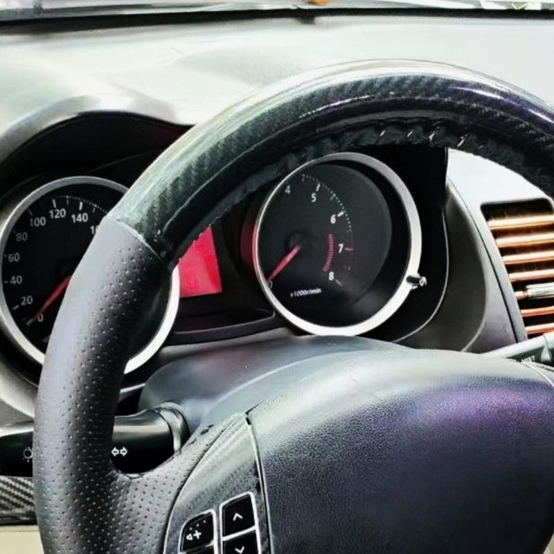 Car Steering Wheel Braid Cover 100% Fit For Mitsubishi Lancer EX 10 Lancer X Outlander ASX Car Products Steering Wrap