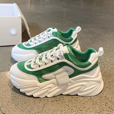 Fashion Women Sneakers High Platform Casual Shoes Designer Chunky Sneakers Ladies Thick Sole White Shoes Breathable