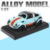 1/32 Scale Volkswagen Beetle Alloy Die-cast Car Model Simulation Retro Classic Car Collection Ornaments Children's Toys Gifts