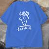 Man Black Tshirts Summer T-shirt Fido Dido Face T-Shirt Boys White T Shirts Sweat Shirt Men's Clothing Loose Casual Streetwear