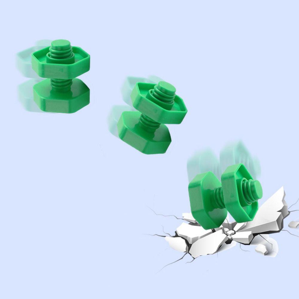 Screw Shape Screw Building Blocks Educational Nut Shape Toys Plastic Insert Blocks  Kids Gift
