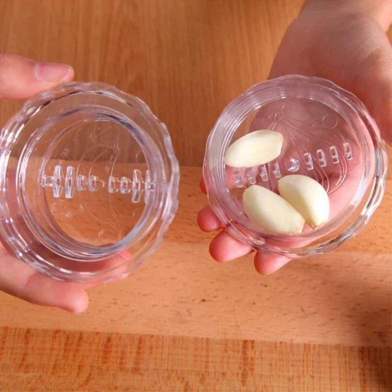 New Kitchen Multifunctional Garlic Crusher Manual Garlic Press Roll Crusher Chopper Home Appliance Kitchen Gadgets Accessories