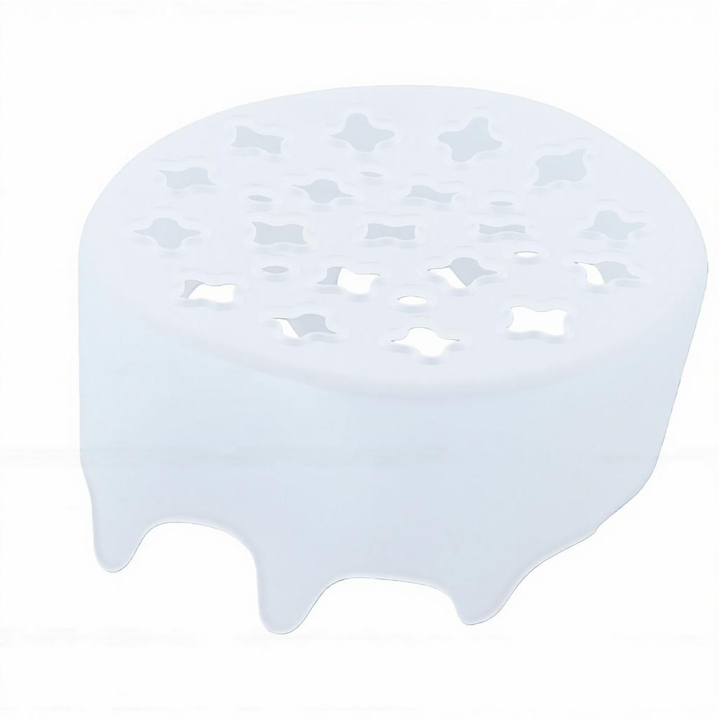 Support de fleurs en silicone Imperméable Réutilisable Grille en silicone Organisateur de fleurs pour arrangement de bouquets Bleu