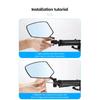 Bicycle Handlebar Mirror 360 ° Adjustable Safety Rearview MTB Road Bicycle Rearview Mirror Summer Outdoor Riding Accessories