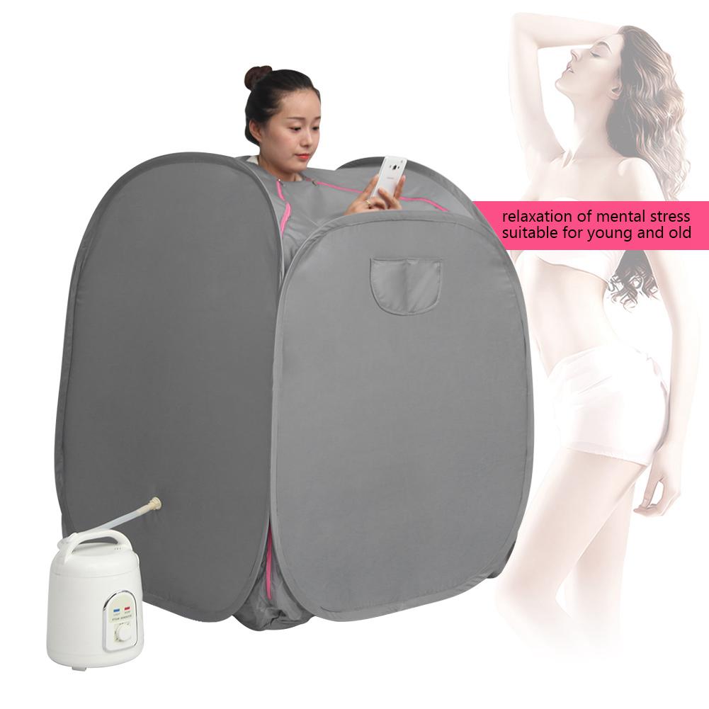 1.5L Sauna Steamer Portable Pot Machine Home Personal Spa Indoor Body Slimming Therapy