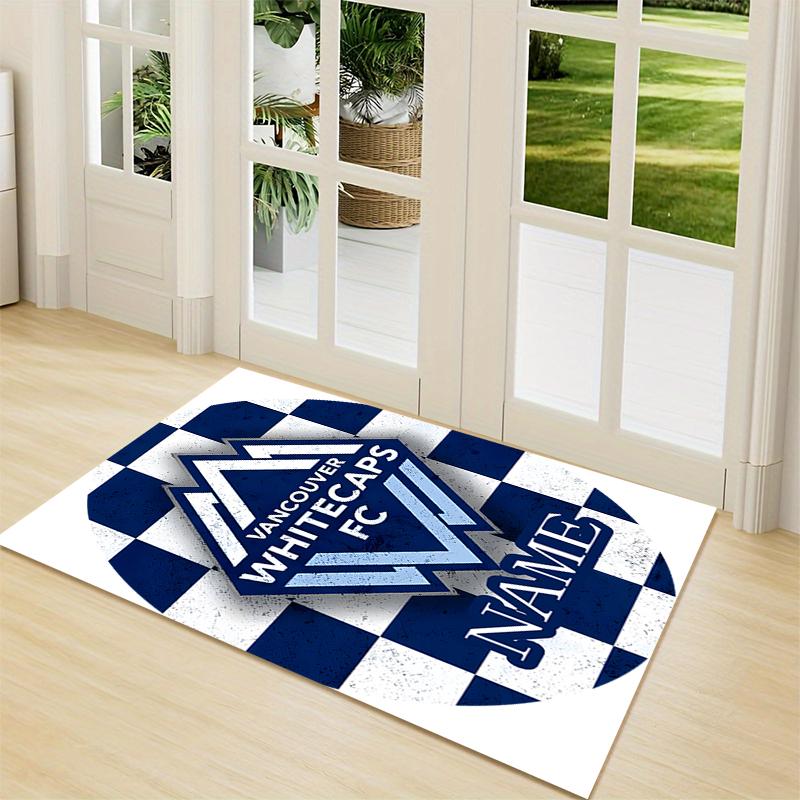 Custom Name Vancouver Whitecaps FC Jersey Carpet Rug Customizable Soft Washable Anti-Slip Home Living Room Sofa Mats Personalized Rug. 0909206