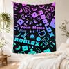 Roblox Custom Wall Tapestry Gift Personalized Tapestry Non-Fading Color Ideal for Home Decor Ideal for All Seasons Gifts For Family Or Friends