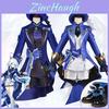 Costum Cosplay Original Genshin Impact Fucha Carlos Material Poliester Stil Francez Temă Vintage