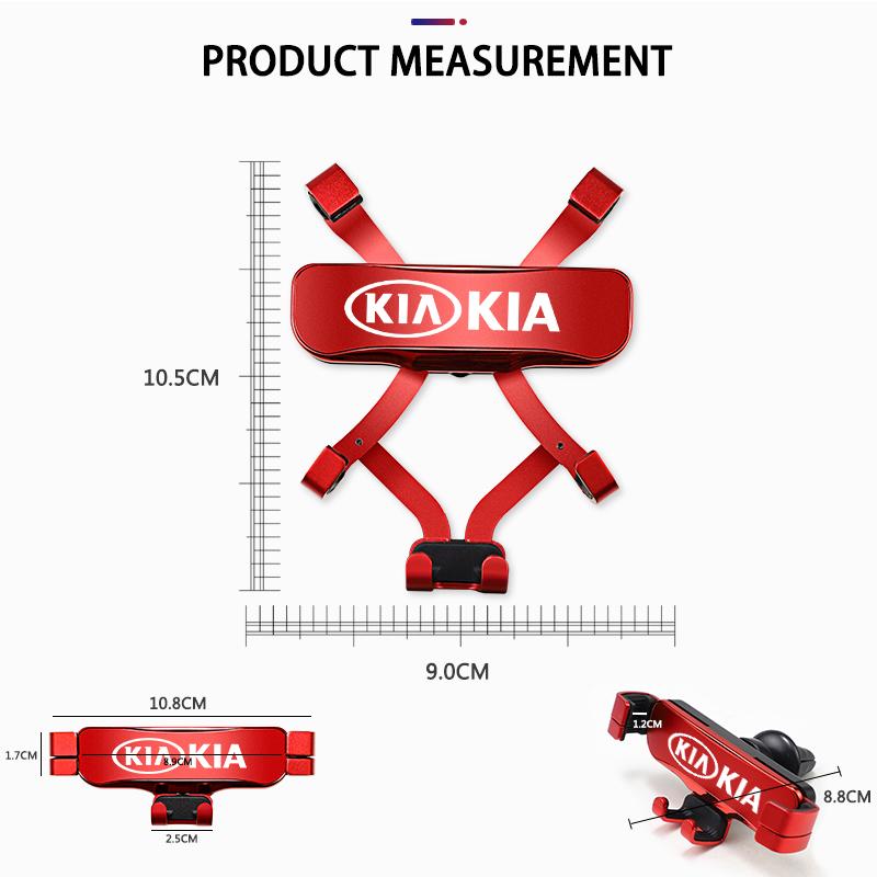 ACO1 Car Phone Holder 360 Rotation Gravity Auto Grip Bracket For Kia Morning Picanto Rio Stonic Sportage Ceed Optima Forte 5 3 4 K7 K