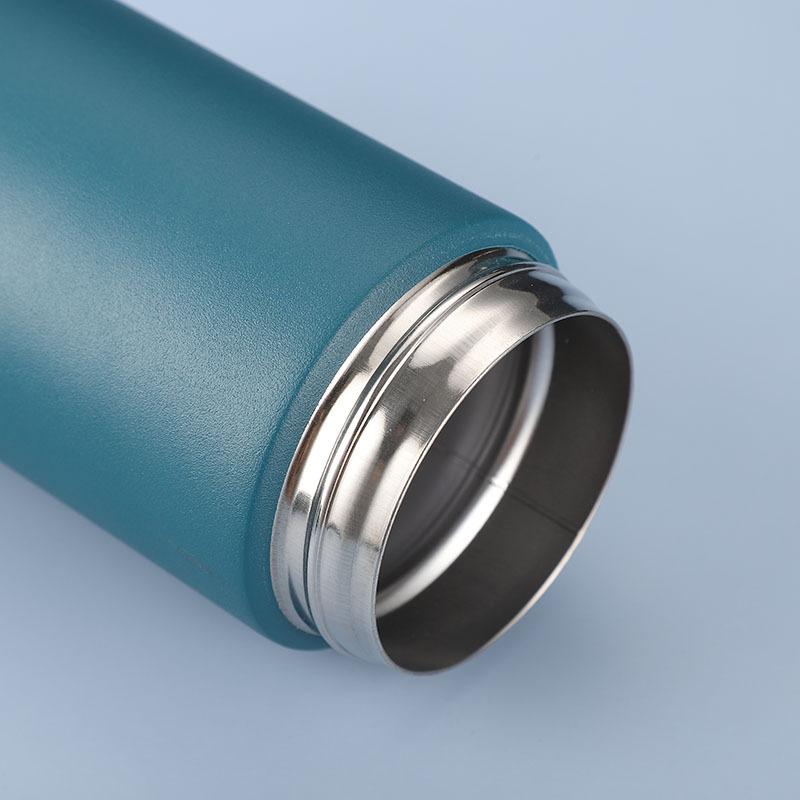 Handle Type Stainless Steel Vacuum Flask One Tone Frosted Water Cup Portable Car Trendy Insulation Coffee Cup