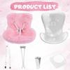 Car Seat for Dolls, Cute Safety Have a Seat with Soft Furry Cushion Pink Sofa Car Air Vents Clip Desktop Decor Chair To Display Doll Toy Ornaments
