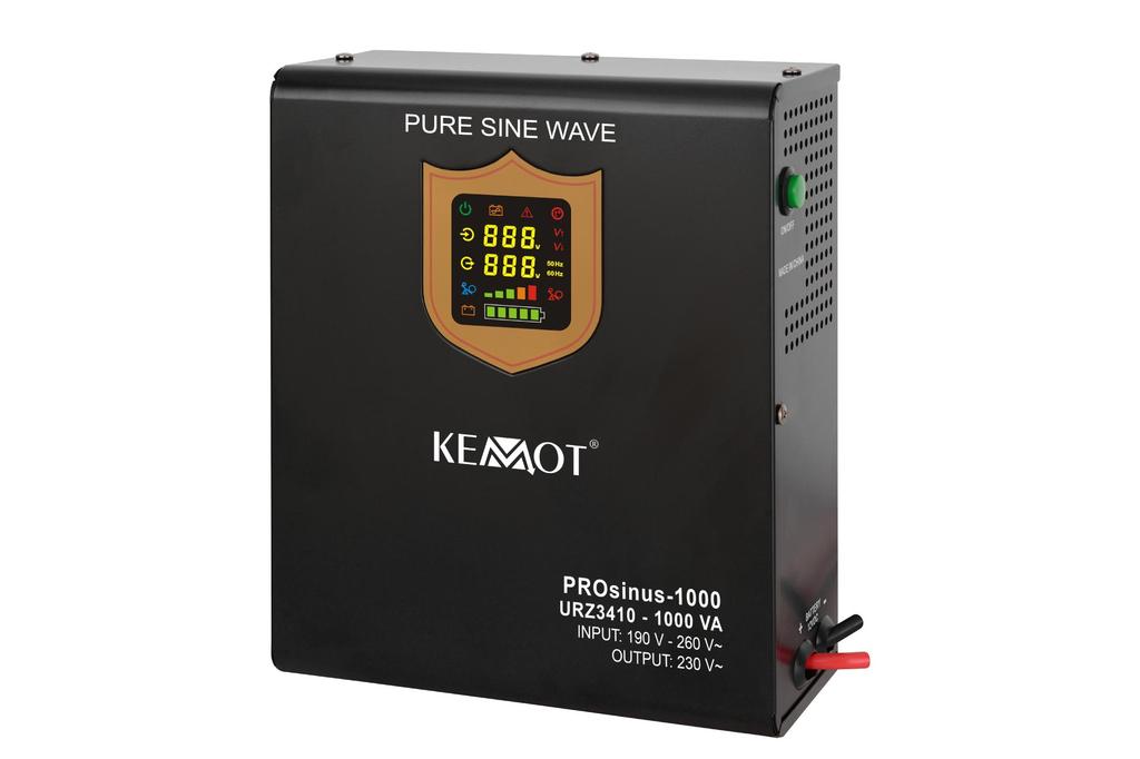 Fuente de Alimentación de Emergencia UPS Convertidor de Onda Sinusoidal 12V 230V 1000VA/700W
