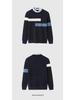 Men's Autumn Color Block Knit Pullover Sweater - Long Sleeve, Soft, Comfortable, Skin-Friendly