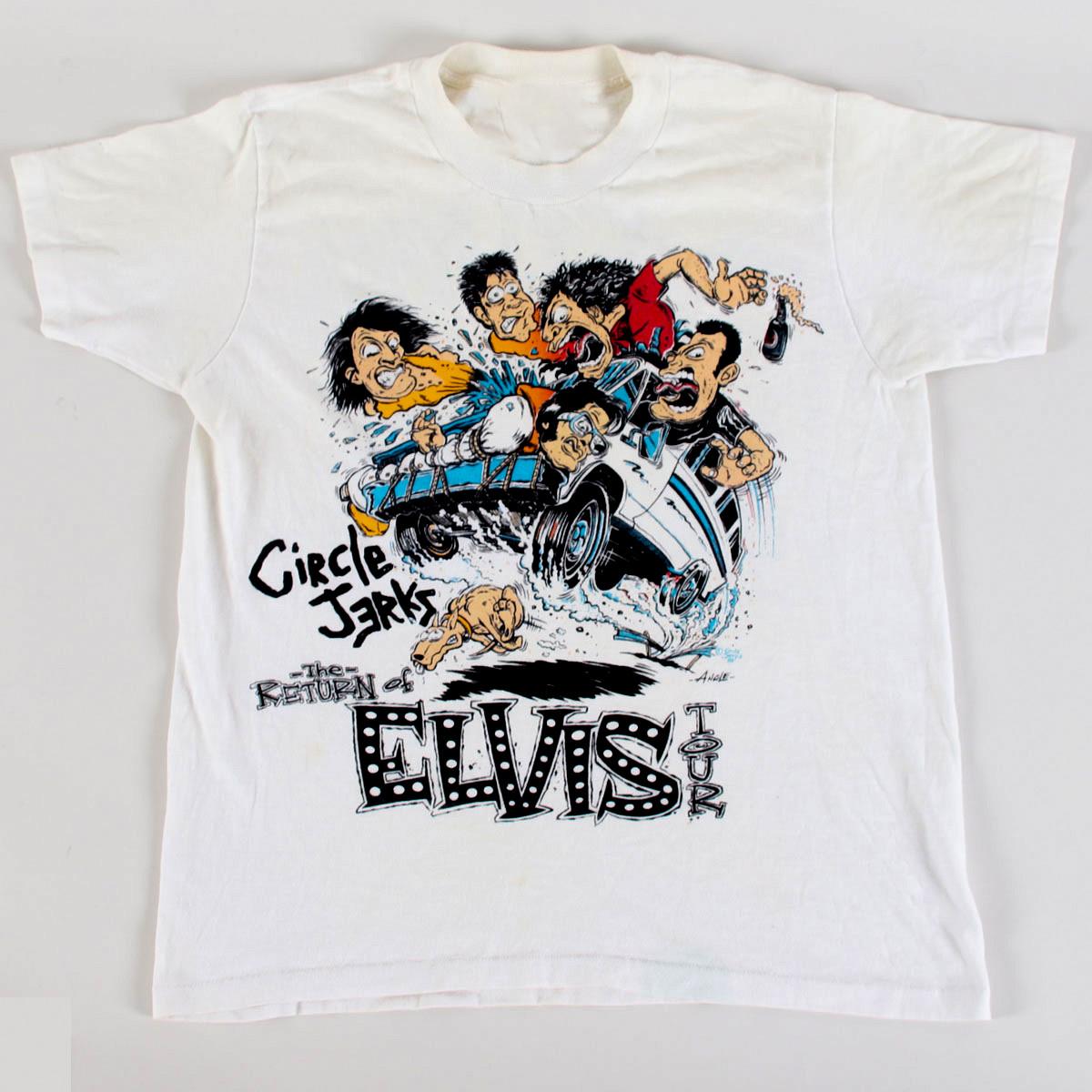 Circle Jerks band Elvis Tour Unisex T-Shirt Full Size S-345XL SB127 S