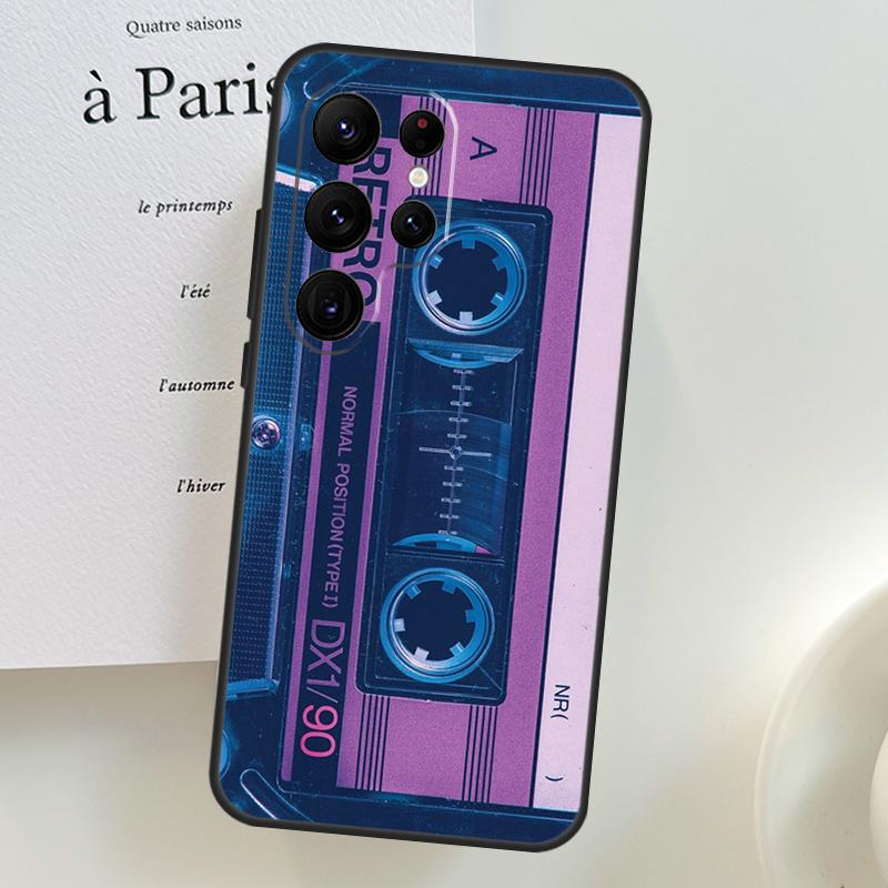 

Retro VHS Tape Phone Case For Samsung Galaxy S25 Ultra S9 S10 S20 S21 S22 S23 S24 Plus S24 FE Cover Shell Galaxy S10 Plus