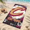 Cleveland Cavaliers Custom Name Beach Towels Also Serve As Bath Towels Summer Essential a Musthave for the Outdoors the Beach and the Pool