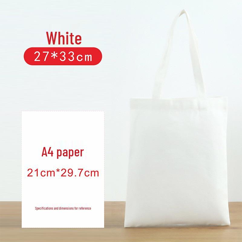 Customizable Eco-Friendly Canvas Tote with Logo or Hand-Painted Designs - Blank Cotton Bag Available for Personalization.