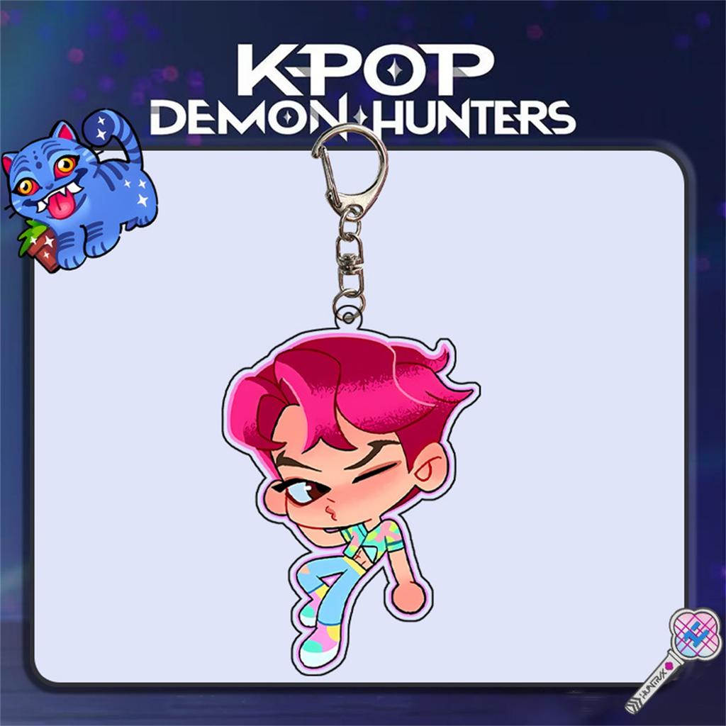 Cartoon Anime Movie Transparent Acrylic Keychain Pendant, Exquisite Gift Hanging Accessories For Backpacks
