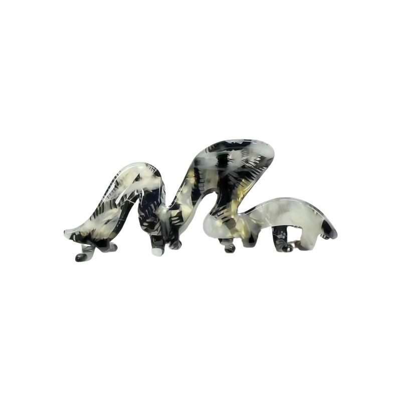 Luxury Large Acetate Wave Claw Clip for Women's Hair