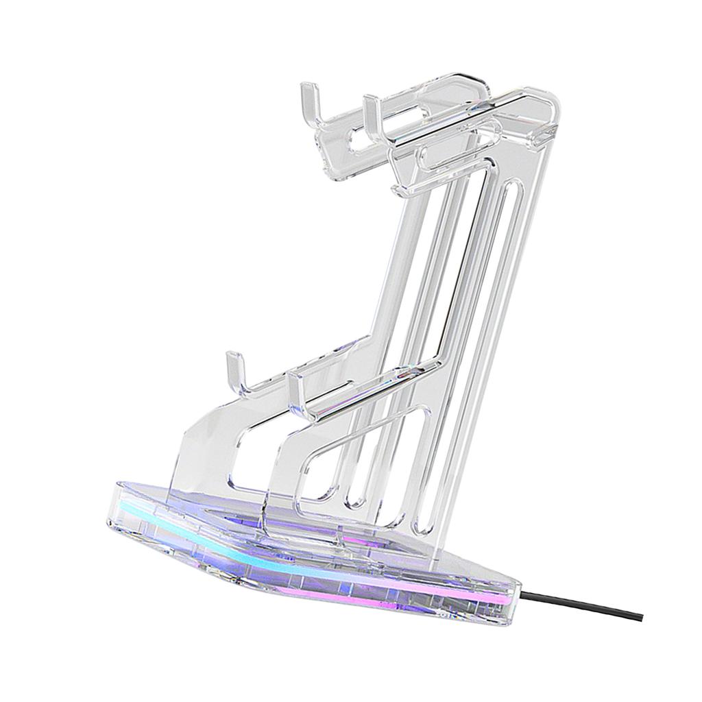 Contemporary Gamer Gear Display Case Supports Two Joysticks Stylish Game Accessory Suitable for Game Consoles &