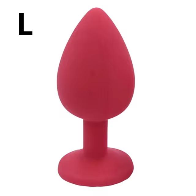 S/M/L 100%Silicone Butt Plug Anal Plugs Unisex Sex Stopper 3 Different Size Adult Toys for Men/Women Anal Trainer For Couples SM