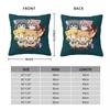 Federa Quadrata Divertente Meme Kawaii Neco Arc Copricuscino Federa per Cuscino Copricuscino da Lancio per Casa Divano Soggiorno