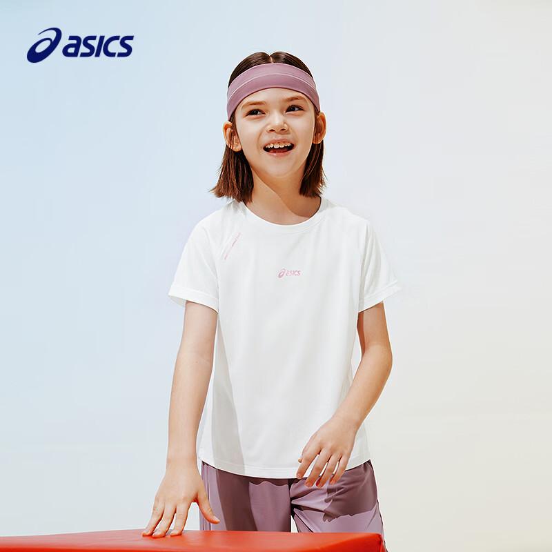 Asics Girls' Moisture-Wicking Quick-Dry Short-Sleeve Sport T-Shirt