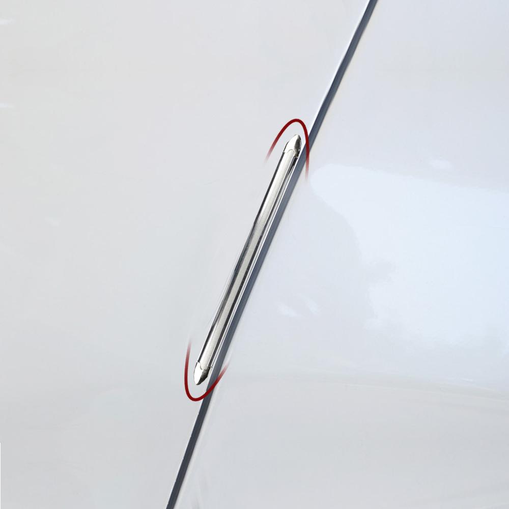 4ks Chromované Přední Zadní Rohové Chrániče Nárazníku Auta Ochranné Lišty Kryt proti Poškrábání Nálepka proti Kolizi Dekorace Auta