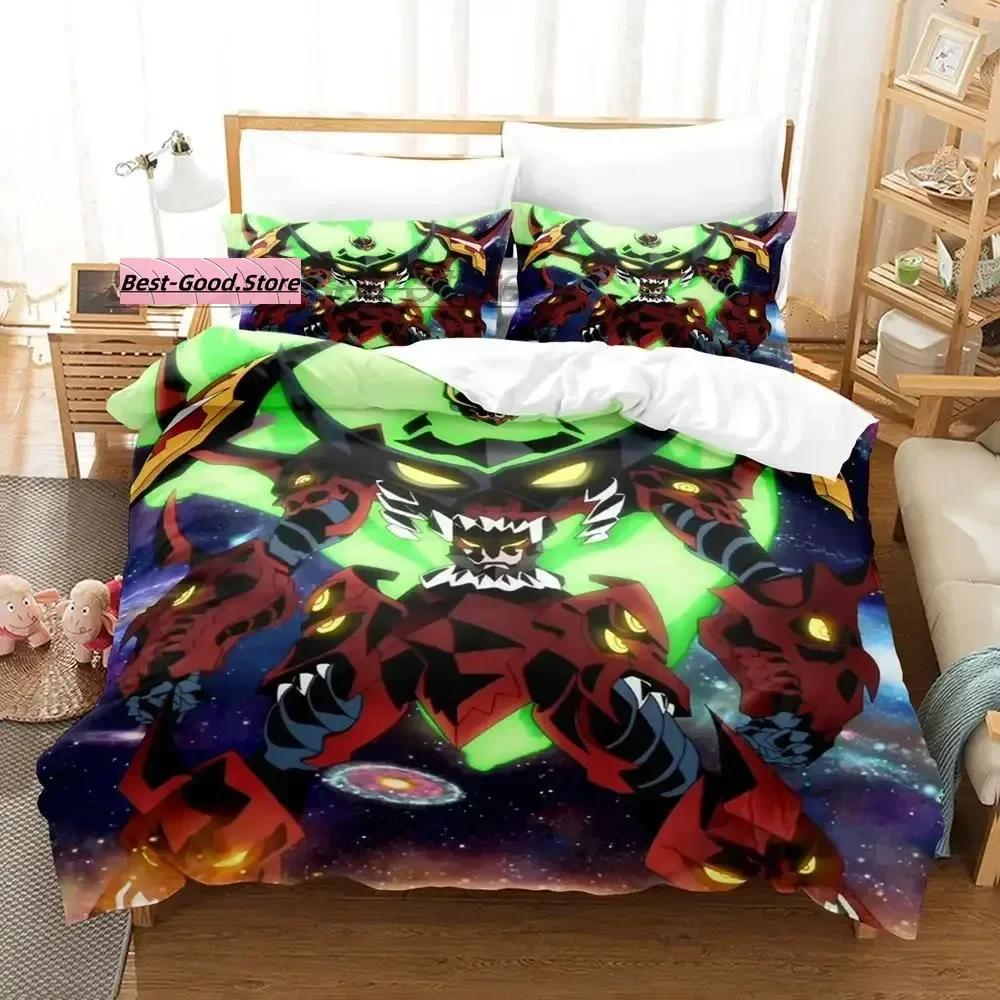Tengen Toppa Gurren Lagann 3D Anime Printed Bed Set Duvet Cover Pillowcase Bedding Set Linen Sheet Quilt Cover Queen King Size