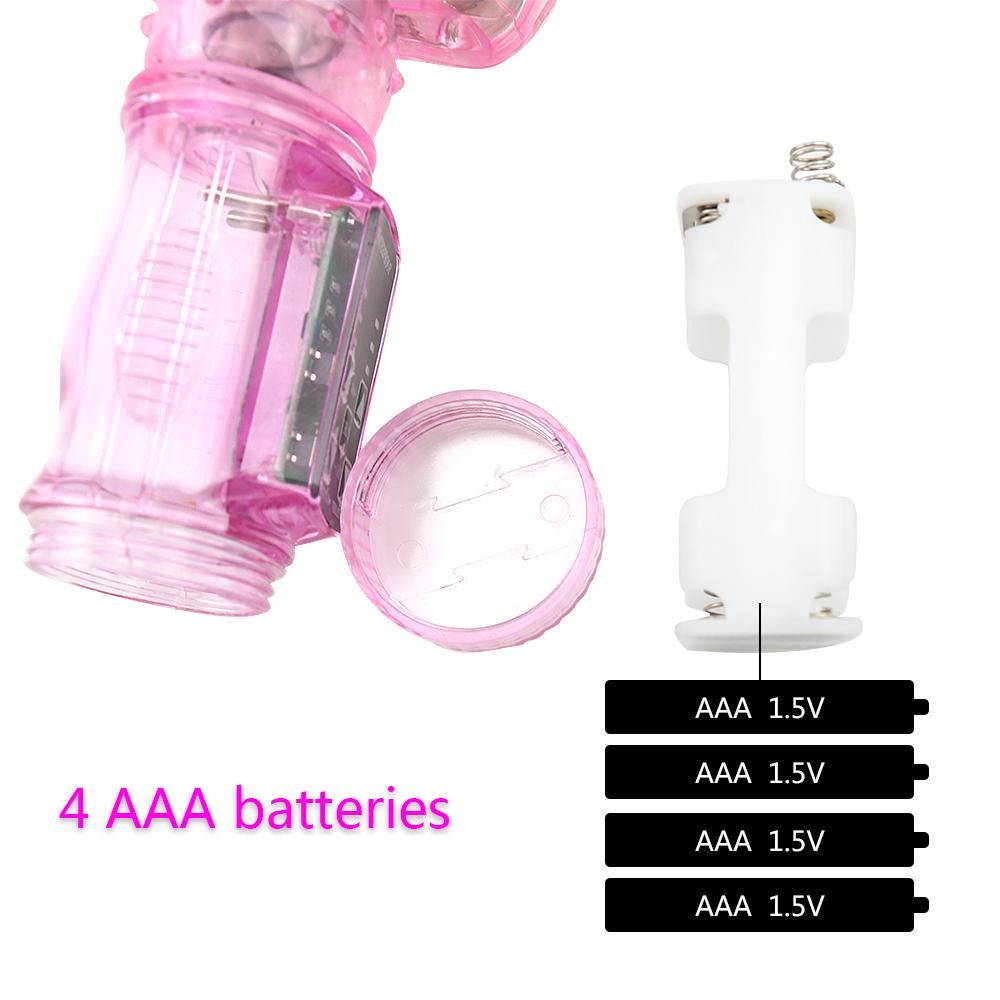 Dildo Rabbit Vibrator Masturbator G-Punkt 12 Geschwindigkeiten Vibration Dual Motor Massager Klitoris Rotation Stimulator Weibliches Sexspielzeug