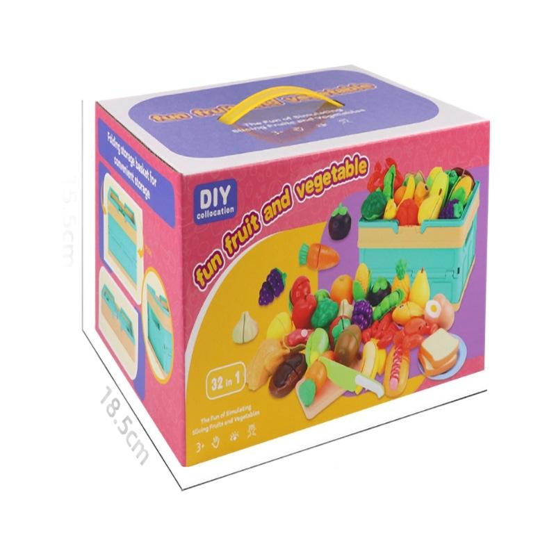 Dětské hračky Domeček na hraní Simulace Lze loupat Ovoce a zeleninu Krájení Hudba Lze loupat Krájet ovoce a zeleninu Hračky pro chlapce a dívky