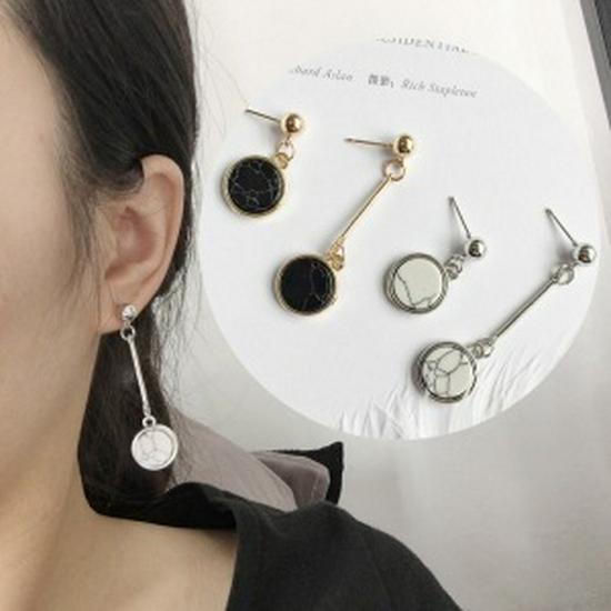 Korean Butterfly & Bowknot Cat's Eye Earrings with Pearl Studs