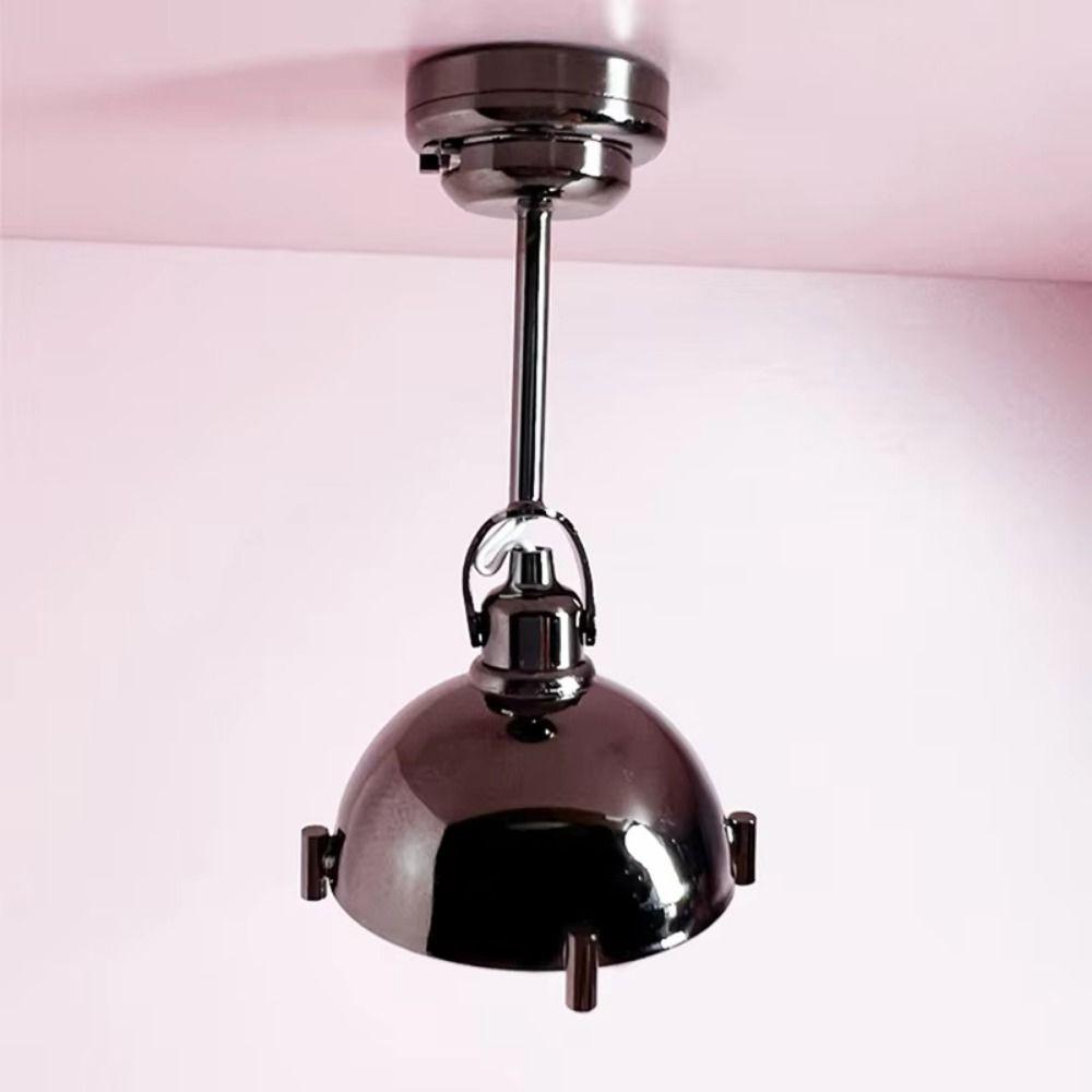 1/12 Scale Dollhouse Chandelier Model Battery Operated Mini Gothic Desk Lamp  Lighting Accessories