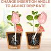 Automatic Plant Watering Bulbs Self Watering Pink Tulip Design Water Feeder Globes for Indoor Outdoor Plants Drip Irrigation