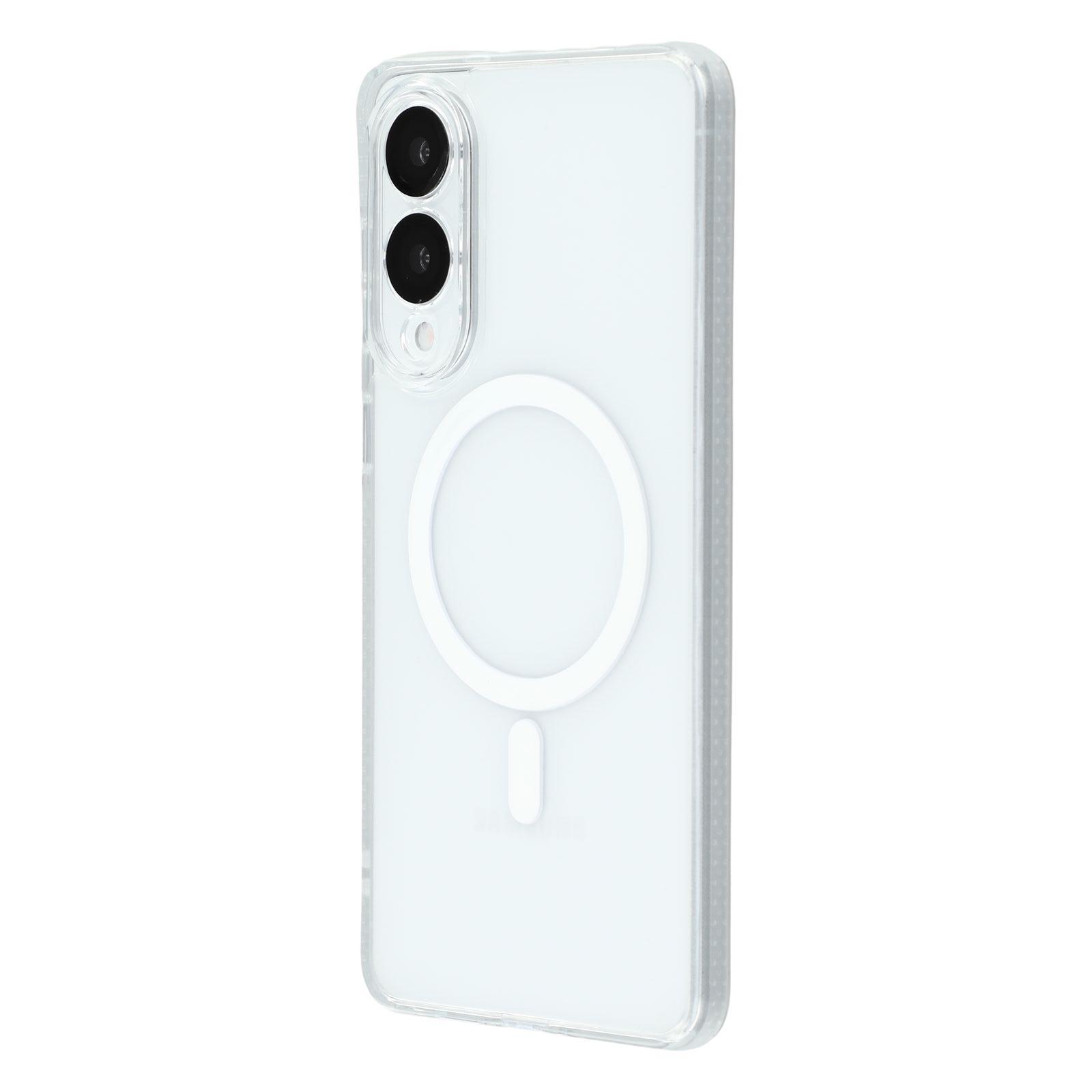 

X-LEVEL For Samsung Galaxy S25 Edge Magnetic Case PC TPU Translucent Phone Back Cover Transparent