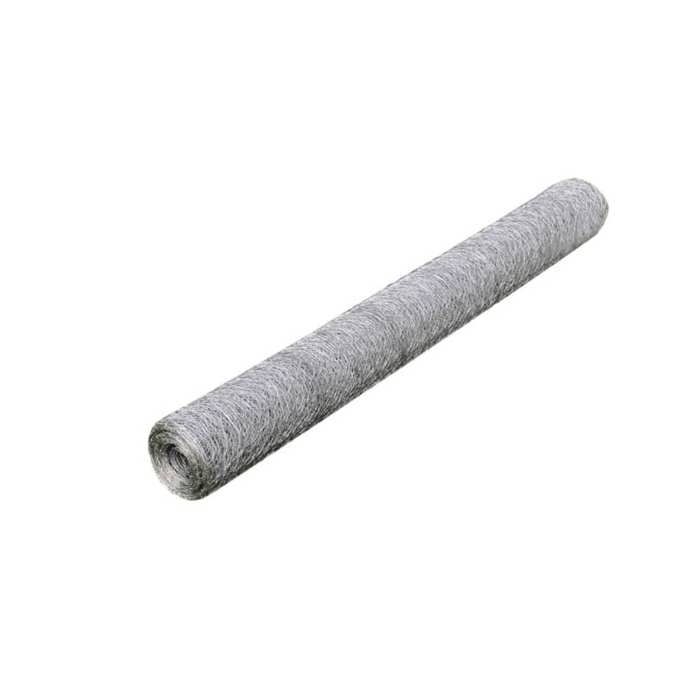 VidaXL Grillage Acier Galvanisé 25x0,5 m Épaisseur 0,5 mm Clôture de Jardin 140415