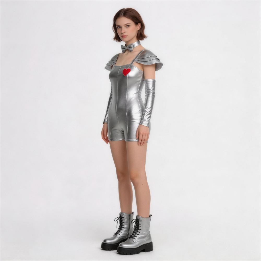 Noul Costum Cosplay Argintiu Omul de Tinichea din Vrăjitorul din Oz Halloween Cosplay Sălbatic Costum Petrecere Carnaval