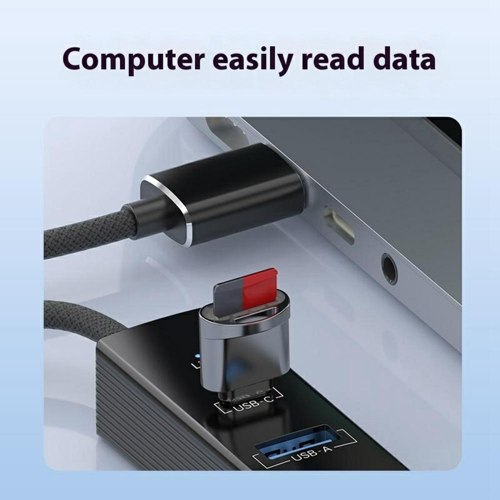 Type-C to USB-A USB-C RJ45 Network Adapter 100Mbps Ethernet Connector