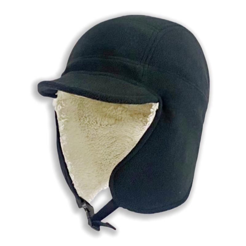 Căciulă de iarnă Aviator din lână de miel: Rezistent la vânt, Rezistent la frig, Protecție pentru urechi pentru activități în aer liber