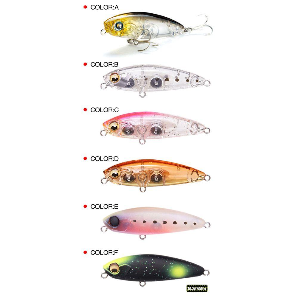 Transparent Useful Tackle Pencil Baits with Steel ball Winter Fishing Fish Hooks Minnow Lures